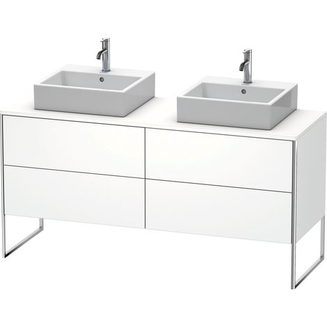 Duravit XSquare Meuble sous-vasque sur console au sol, pour deux