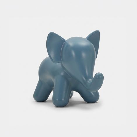 Indoor-Outdoor-Hocker aus Polyethylen Elephant - Blau (1/4)