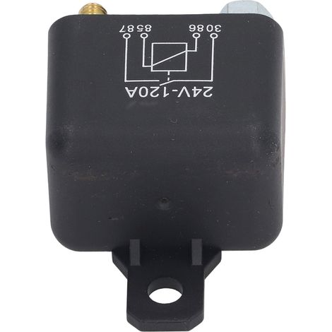 Relais de démarreur à bobine en laiton, démarrage moteur rapide, puissance élevée, 4 broches, 120 A, 24 V (1/5)