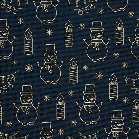 Outdoor dekostoffe oxford - Motiv Weihnachtsferien DX1916