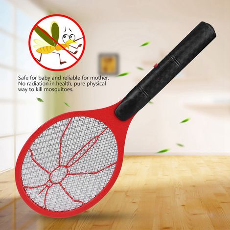 Raqueta eléctrica inalámbrica para mosquitos Toivize con batería - Roja, de alto voltaje, ligera