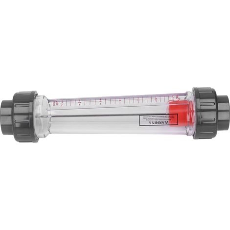 Débitmètre à tube transparent de haute précision pour liquides, type tuyau, 1,2 à 12 m³/h (1/5)