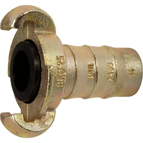 Riegler Klauenkupplung mit Schlauchanschluss, LW 25 (1"), DN 19