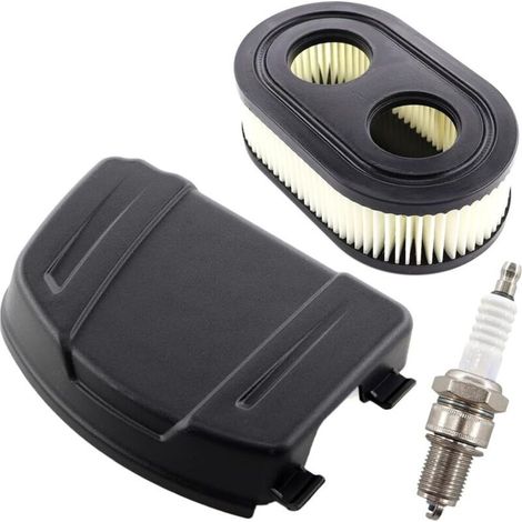 Luftfilterdeckel 594106, Luftfilter für Rasenmäher, Zündkerze F6TC, kompatibel mit kleinen vertikalen Briggs & Stratton Modellen 625E, 625EXi, 650EXi, 675EXi (1/4)