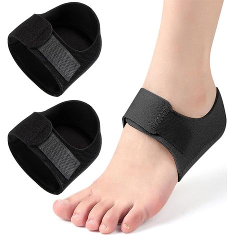 2 PCS Protections de Talon pour Fasciite Plantaire, Protège Talon Silicon, Coussinets de Talon Réglables, Protection Anti Douleur du Talon, Coussinets de Talon en Gel Épais (1/5)