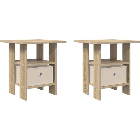 Maison Exclusive - Comodino 2 pcs Rovere Sonoma 41 x 40 x 45 cm Legno multistrato
