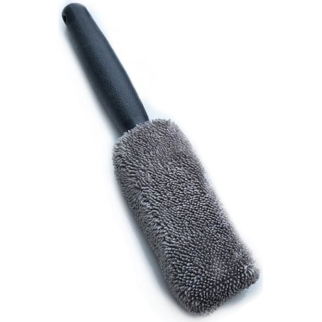 Brosse de nettoyage de roues de voiture en microfibre, manche long, doux et réutilisable, outil de nettoyage de jantes de pneus pour lavage de voitures, Shopgrey.