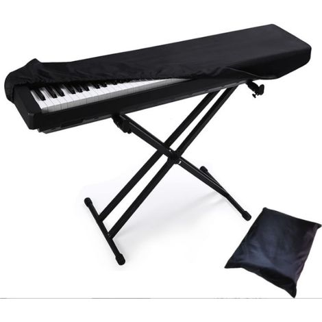 Housse de clavier 61 touches et étanche pour piano électronique avec cordon serrage musique Polyester (1/4)