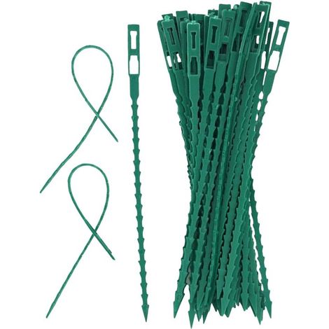 Pflanzenbinder flexible Pflanzenbänder 11 5 cm verstellbare PE-Drehbänder für den Garten sicherer Zaunhalter mit farbenfrohem 11,5 cm (1/5)