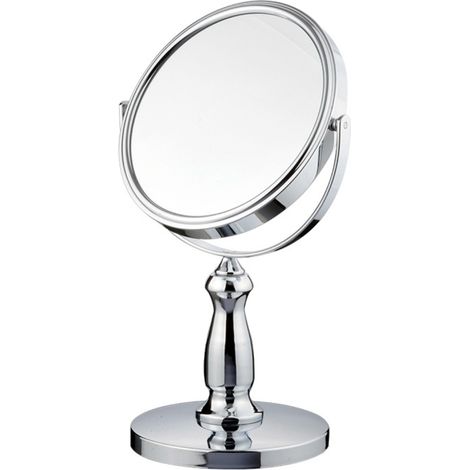 Miroir Maquillage - Grossissement 10X - Rotation 360° Ajustable - LED 16 Lumières - Alimentation Piles AAA - Pour Voyage et Salle de Bain (1/5)