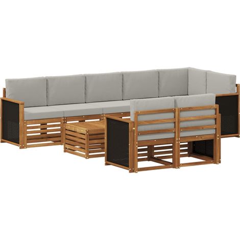 Set divani Legno di Acacia Massello vidaXL (1/5)