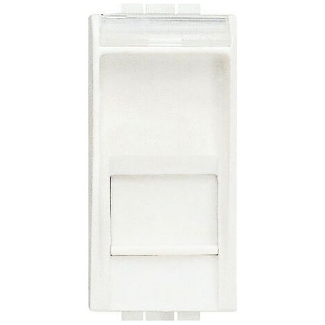 Bticino LivingLight Buchse rj45 werkzeuglos IDC UTP cat5E N4279C5E (1/2)