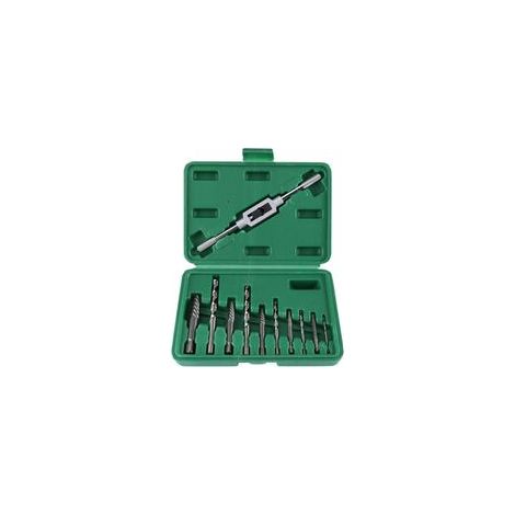 Extracteur de vis cassé，11pcs kit d'Extracteur de Vis Extracteur de vis endommagé Extractor Set pour l'Enlèvement de Vis Cassées ou Endommagées Boulons Fastners Outil de Suppression (1/5)