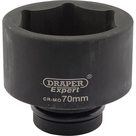 Draper Expert 70mm (1 Inch Drive) 6-Point Metric Impact Socket with HI-TORQ Technology (Model 05131) (1/5)