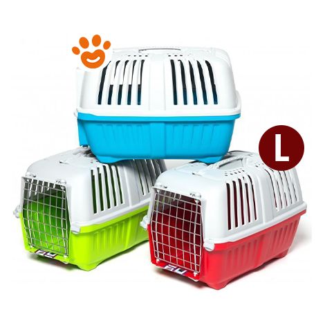Trasportino per Cani e Gatti Pratiko 2 Metal cm. 55X36X36 H (1/10)
