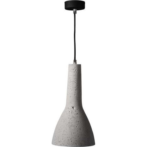 Suspension béton Kanlux Etisa 27000 Ø17 gris E27 noir (1/3)