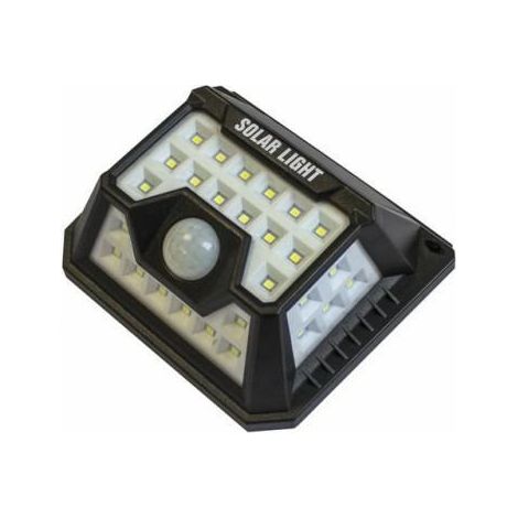 Lámpara solar LED con sensor de movimiento