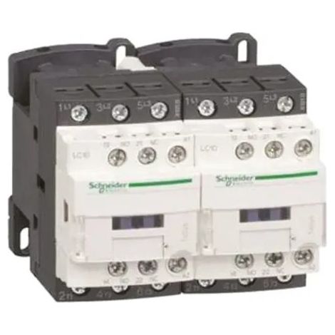 Schneider LC2D12GD TeSys LC2D - reversing contactor - 3P - AC-3 440V - 12A - 125Vdc coil