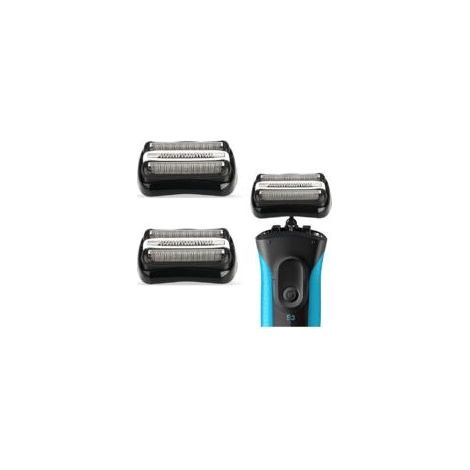 Têtes de rasoir de rechange Series 3 32B compatibles avec Braun Series S3 3040s 3000s 3050cc 3010s 3070cc 3080s 3090s 310s 3020s 330s 370cc-4 380s-4 (2PCS 32B)
