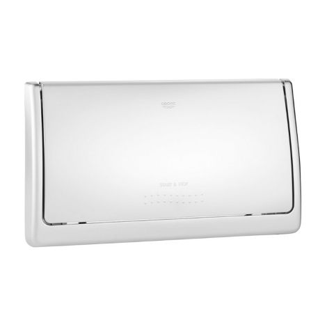 Grohe Classic Placca di comando in abs bianca 330x190 mm per cassetta di sciacquo da incasso 37643, piastra di azionamento per scarico wc (1/2)