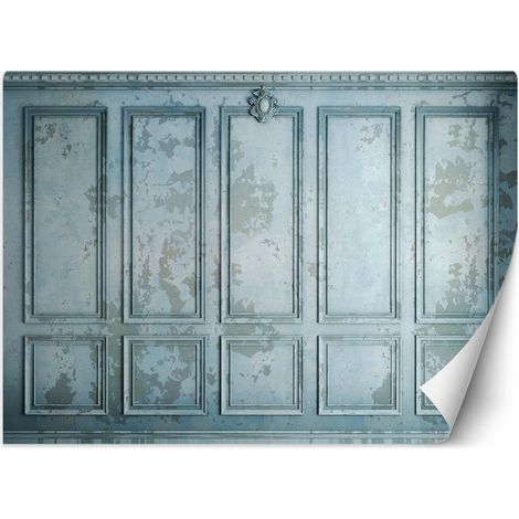 Fototapete Blaue alte Mauer 100x70 cm (1/5)