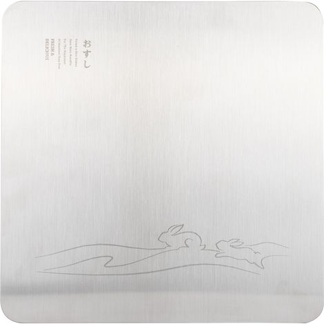 Assiette Sushi - Acier Inoxydable 304 - Plateau Carré pour Desserts et Apéritifs - 1 Pièce (1/5)