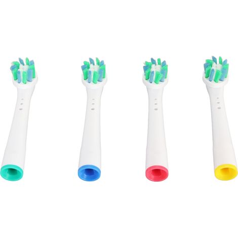 4 Pièces Têtes de Brosse à Dents de Rechange Poils Souples Nettoyage Profond Compatibles Oral B Braun D12 D10 P5000 P6000 P7000 (1/5)