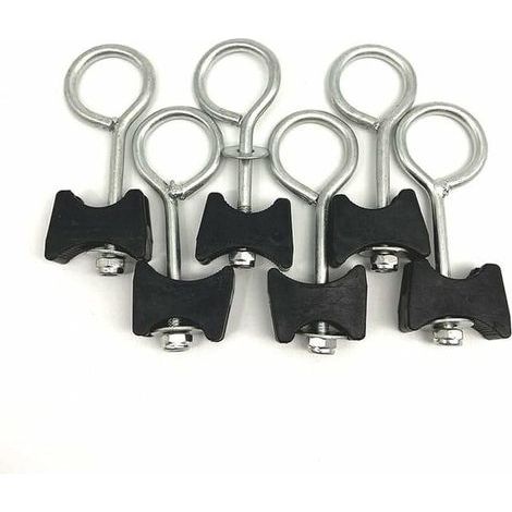 Accessoires de trampoline,Vis de trampoline,Vis pour fixer le trampoline,1 paquet/6 pièces,Convient au grand trampoline et au petit trampoline,2 paquets (1/4)