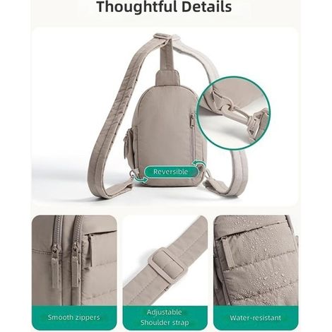 sac matelassé voyage r et imperméable en coton matelassé, style voyage décontracté pour hommes femme (1/5)