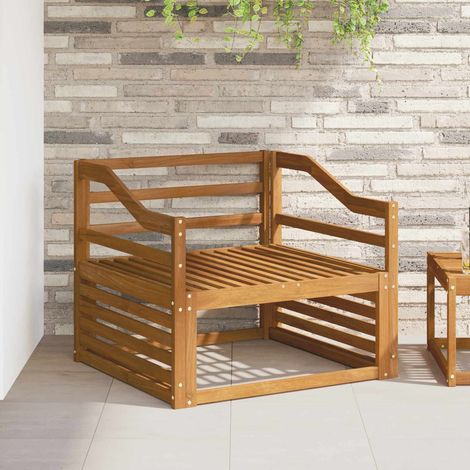 Braccioli 2 pz Marrone 79 x 4 x 73 cm Legno di Acacia Massello vidaXL