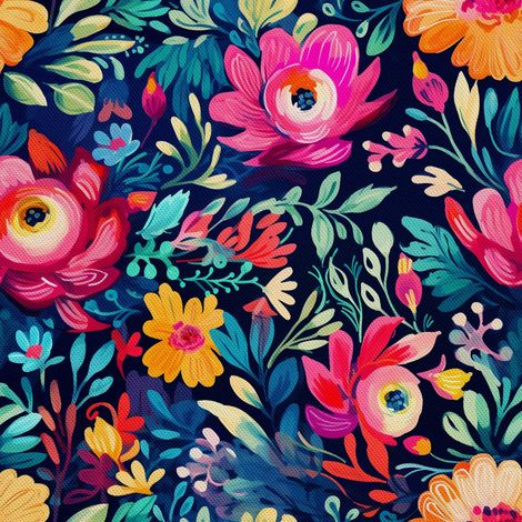 Decoffe Oxford exterior - Blumen - DX2370 (1/5)