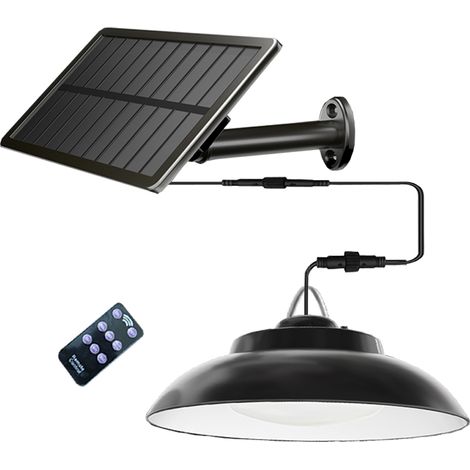 Applique Murale Solaire à Détecteur 8W LED Panneau Solaire 2.5W Extérieur Maison Cour Garage Jardin 48 LED (1/3)