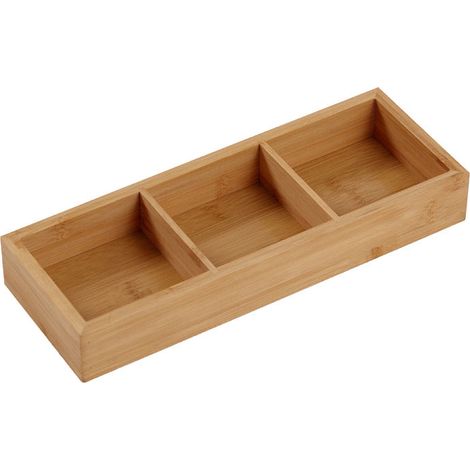 Bandeja de madera con múltiples compartimentos y diseño pulido para restaurantes de sushi y olla caliente. (1/5)