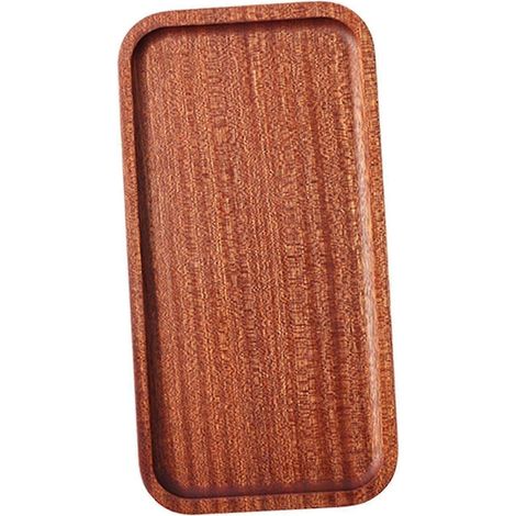 Serviertablett aus Holz für Partys, dekoratives Serviertablett, Holz, Serviertablett für Vorspeisen, Holzteller, Servierplatte für Kaffee, Landhausstil-13cmx25cmx1.5cm (1/5)