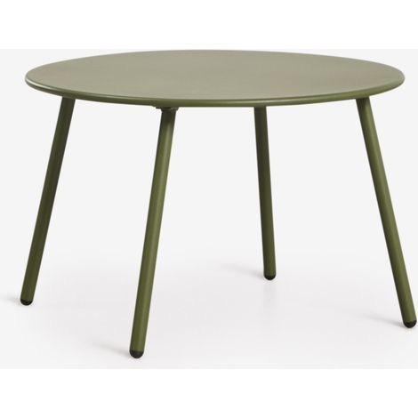 Mesa auxiliar para jardín redonda Ø50 cm en acero Kuorin SKLUM (1/5)