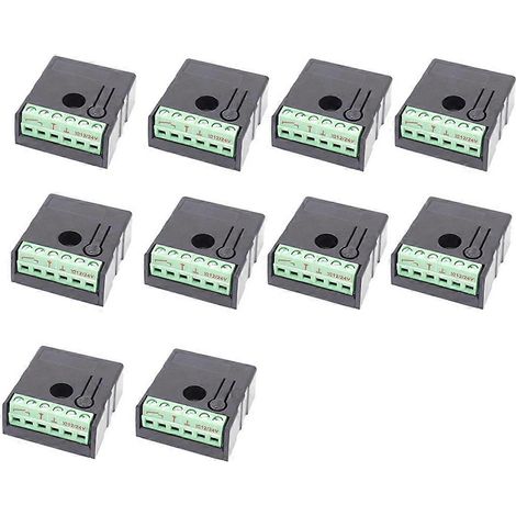 Packung mit 10 Mini-Funkfernbedienungen (12–24 V, 433 MHz, 1-Kanal-Funkempfängermodul) (1/5)