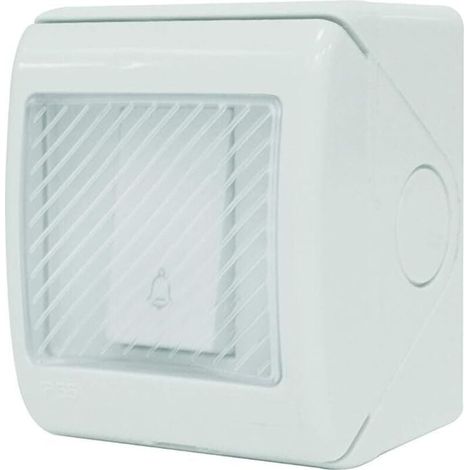 Interrupteur Exterieur - Poussoir Interrupteur - Interrupteur étanche - Bouton électrique étanche Bouton Poussoir étanche Pushbell (1/4)