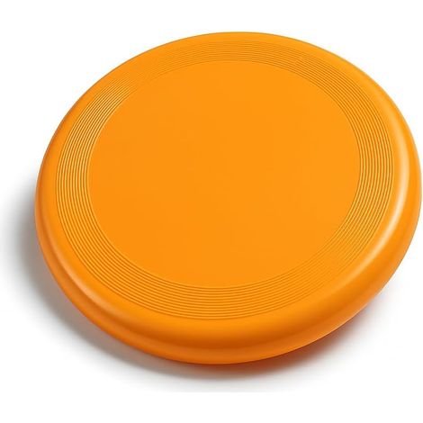 Frisbee pour Chien - 1 Unité - Plastique Rigide Sans BPA - Lancer Précis et Sécurisé - Jeu Plein Air Petite à Grande Race - Orange 23 cm (1/5)