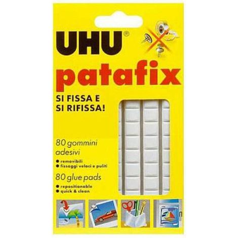 Patafix gommini adesivi 12 blister Uhu