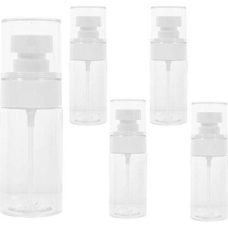 Flacon vaporisateur rechargeable, petit format, idéal pour les voyages et compatible avec les cheveux (lot de 5). (1/5)