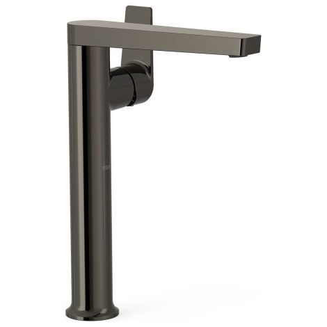 Mitigeur XL avec manette latérale pour lavabo Project Noir Métallisé - TRES 22184701KM