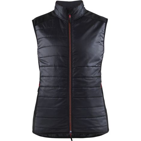Gilet doublé femme Noir/Rouge T.XL - BLAKLADER - 3864 (1/2)