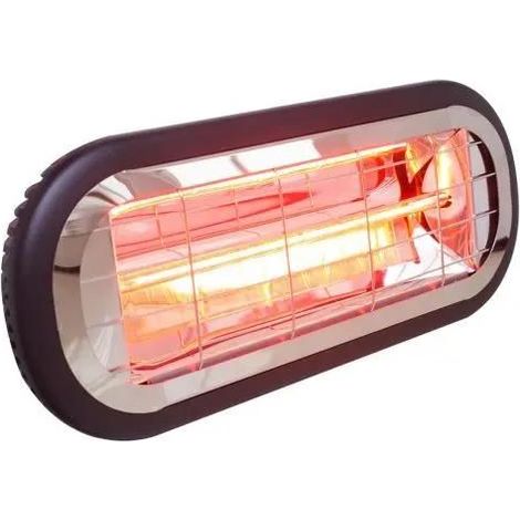 Kekai – Infrarot Heizkörper 2000W – Kohlefaser für Innen- und Außenbereich – 46x19x7,5 cm – Wand- und Deckenmontage – Umweltfreundlich ohne CO2-Emissionen