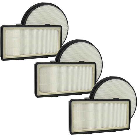 vhbw Filter-Set kompatibel mit Tefal TW7681EA/410, TW7673HA/410, TW7647EA/410, TW7621EA/410 Staubsauger - 6x Filter (Vorfilter, Abluftfilter)