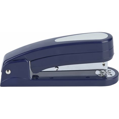 Agrafeuse rotative moyenne et durable, angle de 45 degrés, capacité de 20 feuilles (bleue) (1/5)