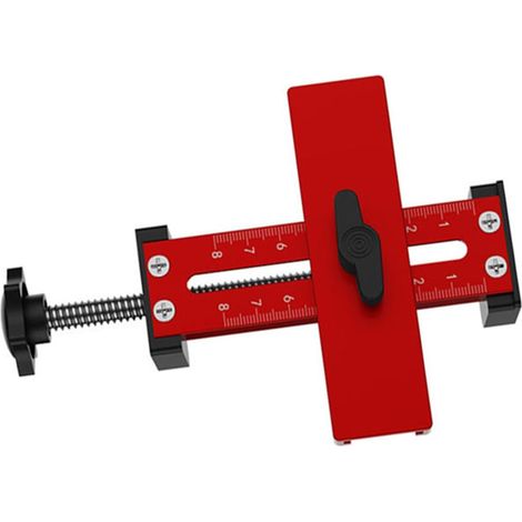 Fixation pour porte de placard, structure robuste en aluminium (1/5)