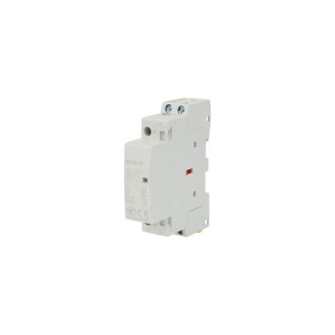 Contacteur AC 16A 2P 2NO sur rail DIN Tension 230V Durée de vie 100 000 cycles Pour contrôle chauffe-eau et circuits d'éclairage (1/5)