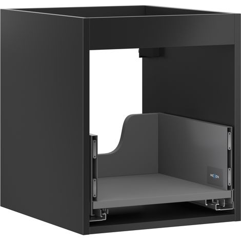 Mexen Box-A cuerpo del gabinete bajo lavabo 40 cm, 1 cajón, negro mate - 91AX0-0400-470-1-71 (1/4)