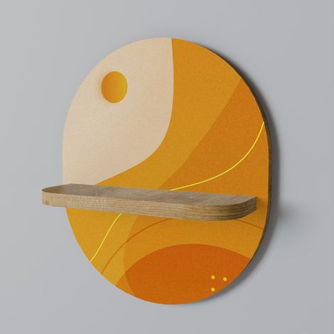 ARREGLO NARANJA Estante ovalado (1/5)