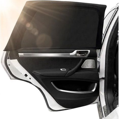 Sonnenschutzblende fürs Autofenster 2 Stück, UV Schutzblende fürs Autofenster, Seiten Sonnenschutzblende, Sonnenschutzblende fürs Autofenster, ei (1/5)